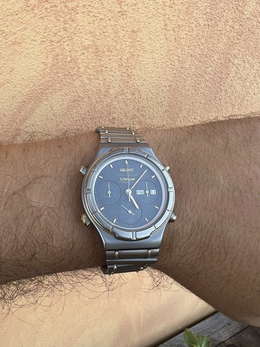 Seiko 7a38 7130 - seiko, titanium