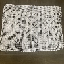 Vintage hand Crocheted White