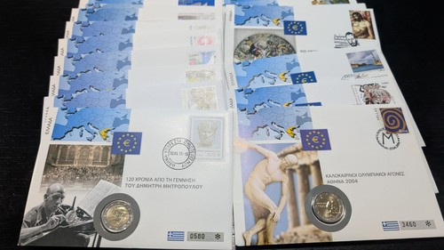 Euro commemorativi grecia in - grecia,