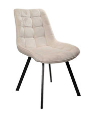 POLTRONA SEDIA BEIGE VELLUTO