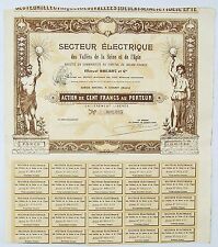 Dépt 27 - Gasny - Superbe Electrique des Vallées de la Seine & de l'Epte - 1900 