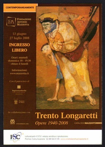 Trento longaretti cartolina - trento,