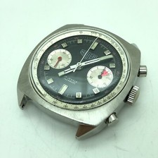 [w2003] HEUER 17J Valjoux Cal.23 Revisionato Cronografo a carica manuale EX/VG