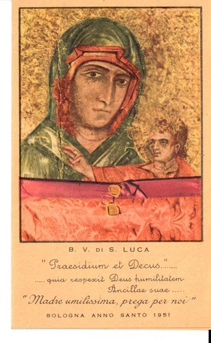 Santino holy card di - , s