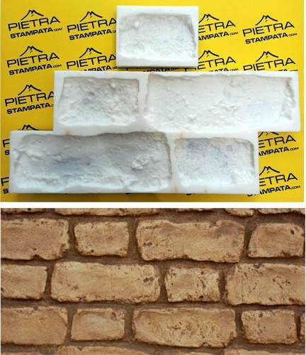 Stampo per intonaco stampato - stampo,