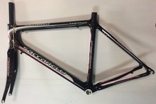 Telaio bici corsa carbonio Saccarelli Team Two 55,5 carbon road bike frame