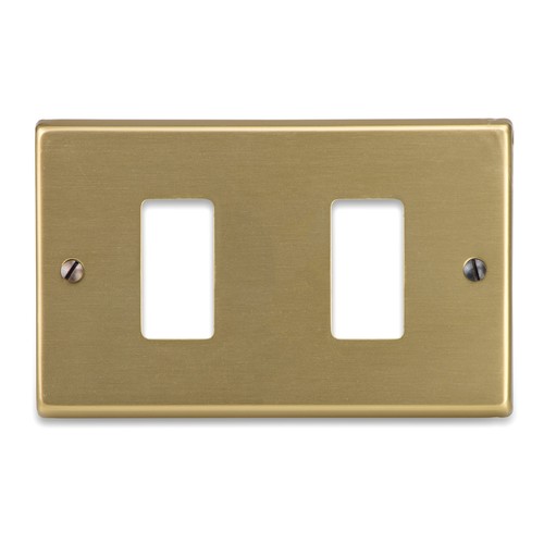 Placca bronzo fori viti - 2,