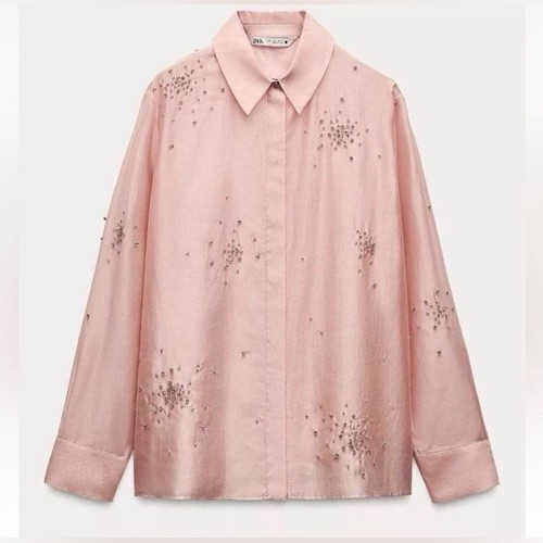 Blusa camicia semi trasparente