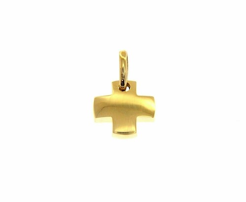 Ciondolo croce oro giallo o - ciondolo,