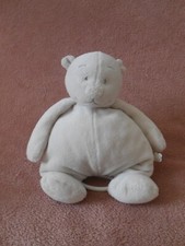 Doudou musical ours gris perle