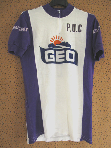 Maillot cycliste vintage geo - cycliste,