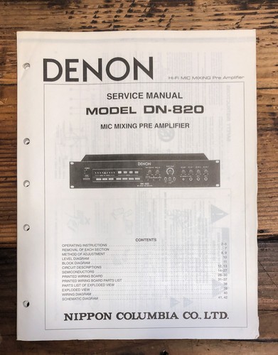 Denon 820 mixing - denon, dn-820
