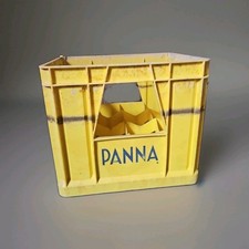 Vecchia Cassa Trasporto Pubblicitaria Usata Acqua Panna Come In Foto 