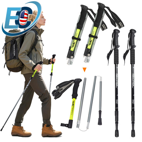 Collapsible trekking poles - collapsible,