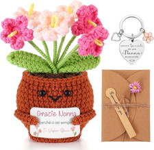 Set Regalo Nonna Compleanno Fiori Rosa Positivo E Portachiavi Nonne Regali Festa