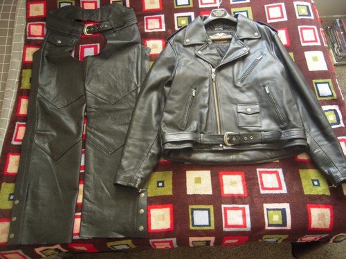 Giacca pelle vintage d - vintage, h-d