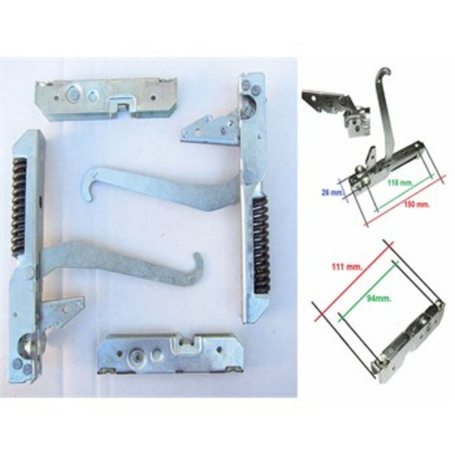 Kit cerniera cerniere forno