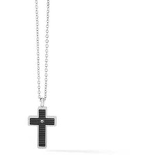 Collana Uomo Gioielli Comete Cross elegante cod. UGL 635