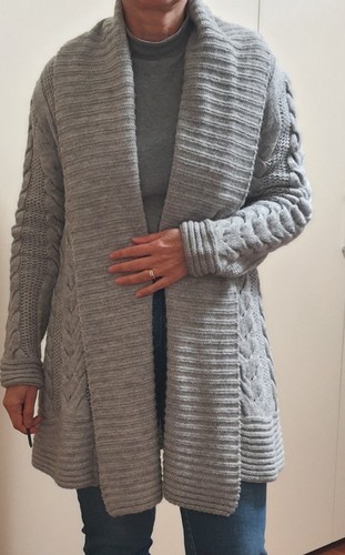 Cardigan lungo donna invernale