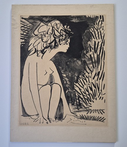 Acquaforte pablo picasso 1954 - picasso,
