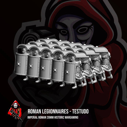 Legionari romani testudo - romani, ave