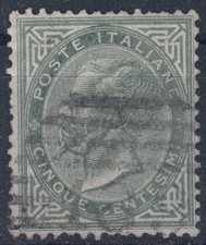 ITALIA REGNO 1863 De La Rue 5c