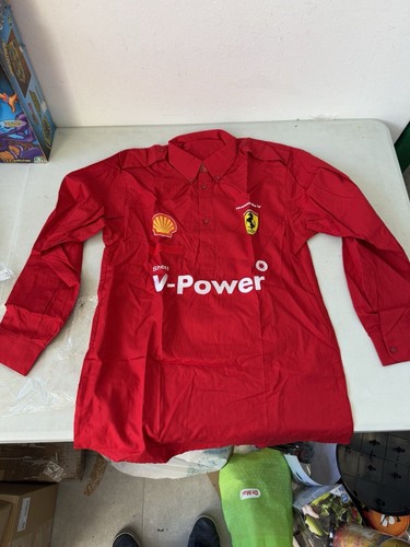 Camicia ferrari rossa - ferrari, v-power