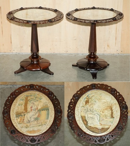Coppia antichi tavoli - di,