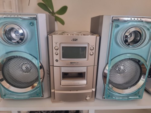 Mini stereo jvc con - mini, casse