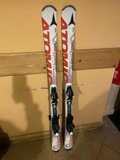 SCI USATI ATOMIC ADULTO MISURA 145 cm BIANCHI IN BUONE CONDIZIONI