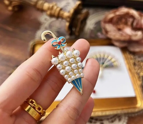 Spilla donna vintage ombrello