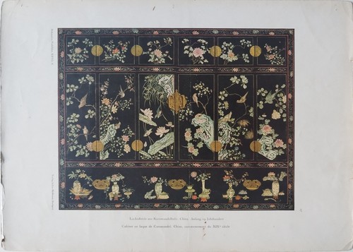 Antica stampa colori 1917 - antica,