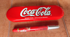 Gadget ufficiale PENNA COCA-COLA pen con astuccio in metallo Vintage 1999 STYPEN