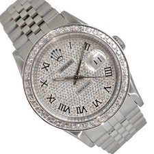 Rolex Datejust 16200 Full pavè quadrante diamanti anni 1996