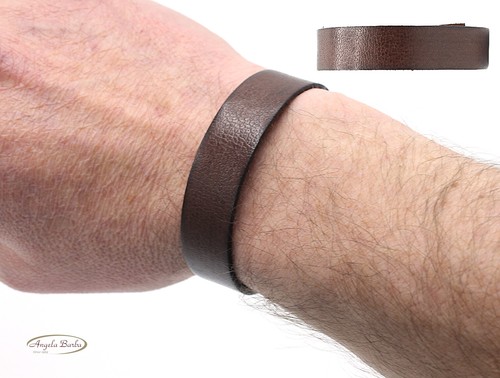 Bracciale uomo cuoio - bracciale, in