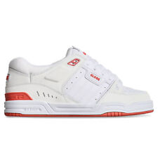 Globe Fusion scarpe da skate scarpe sportive scarpe da skate sneaker bianche rosse nuove