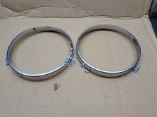 1 coppia cerchi fari per fiat 1300-1500 lancia flavia e fulvia ecc