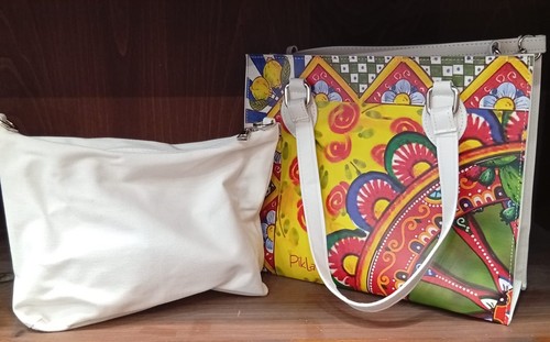 Borsa con poschette interna - borsa,