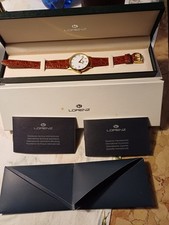 orologio vintage LORENZ anni 2000 cinturino in coccodrillo nuovo mai usato