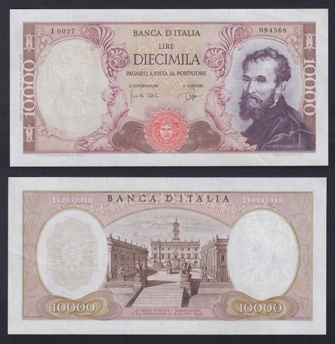 Banconota italia 10000 lire - italia,