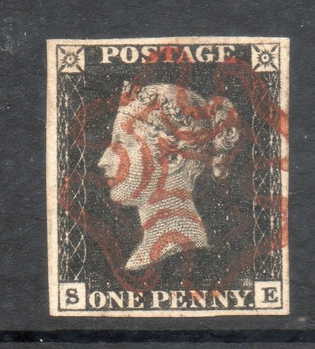1840 penny nero sg1 - 1840,