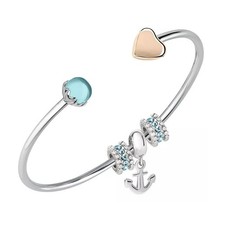 Bracciale MORELLATO donna Drops bangle heart & aqua
