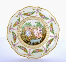 Piatto Neoclassico In Ceramica