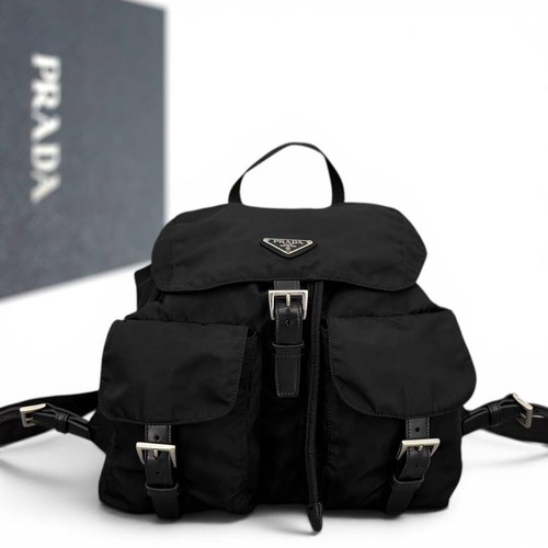 Zaino prada nylon pelle - zaino,