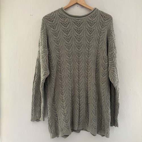 Maglione maglia aperta