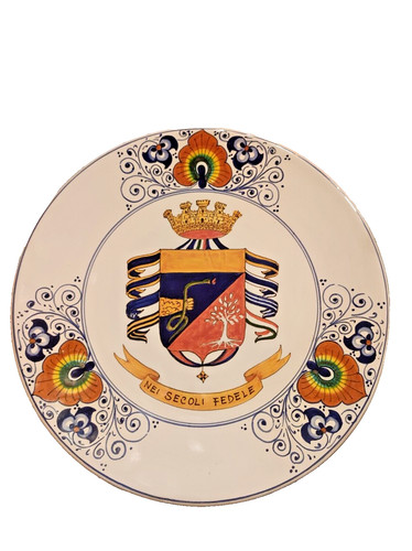 Piatto ceramica evocativa - ceramica,