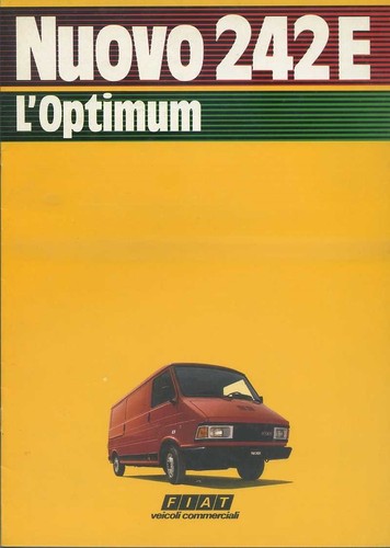Depliant brochure fiat 242 e - 242,