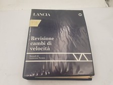 Manuale officina Lancia revisione cambi Thema Ferrari Delta Integrale Y10 Dedra.