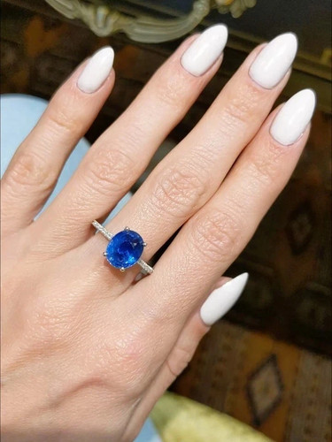 Fede nuziale diamante zaffiro - nuziale,
