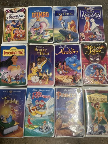 Vintage disney vhs - vintage, 12